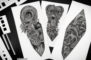 Long distance male friendship tattoo idea