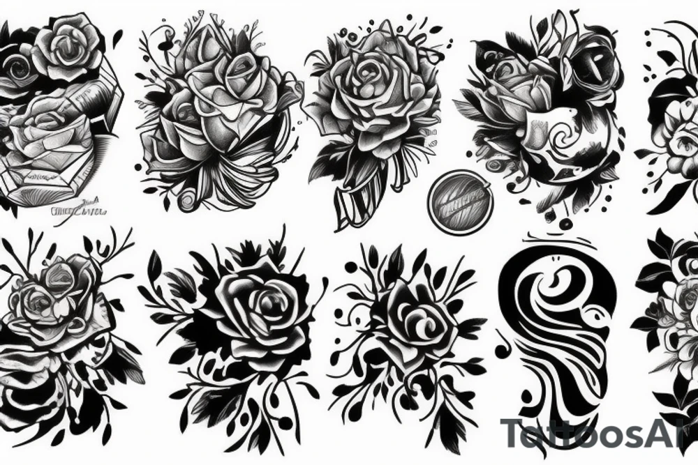 full arm tattoo idea