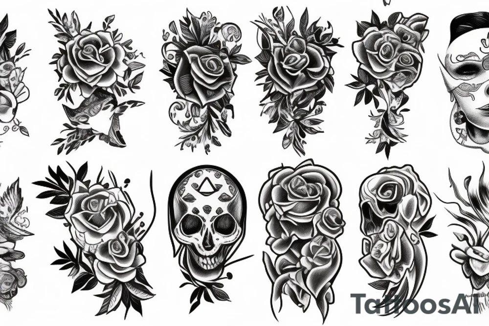 full arm tattoo idea