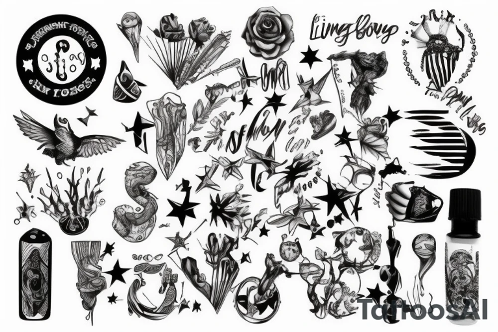 Living away from your country tattoo idea