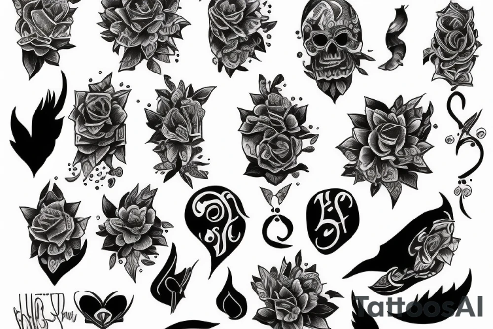 Matching tattoo with my best friend tattoo idea