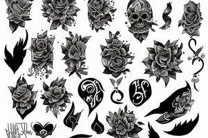 Matching tattoo with my best friend tattoo idea