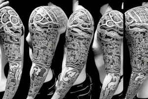 samurai traditional tattoo idea