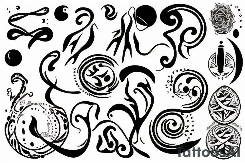 a balance tattoo idea