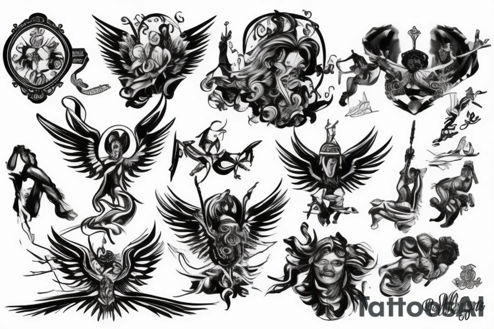 st michael tattoo idea