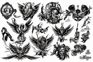 st michael tattoo idea