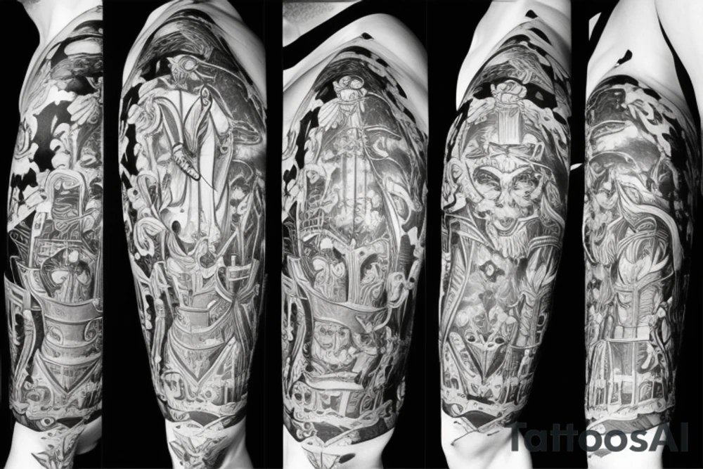 st michael tattoo idea