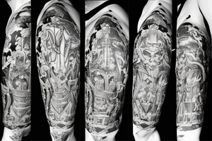 st michael tattoo idea