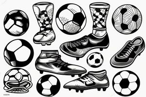 Soccer player tattoo idea