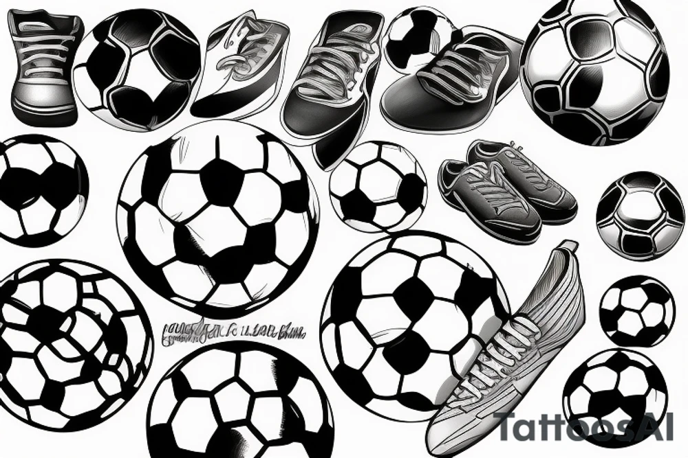 Soccer player tattoo idea