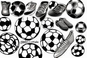 Soccer player tattoo idea