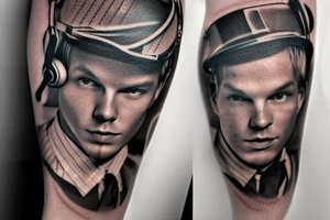 Music/DJ themed tattoo, could potentially include headphones. Also an avicii fan so maybe a knod to him tattoo idea