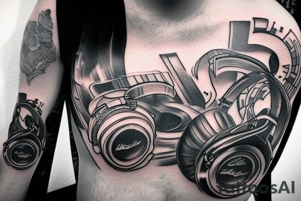 Music/DJ themed tattoo, could potentially include headphones. Also an avicii fan so maybe a knod to him tattoo idea