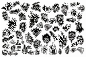 pspsps with joint tattoo idea