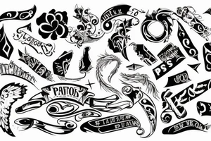 pspsps with joint tattoo idea