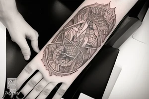 Draw a realistic tattoo that fits the palm that symbolizes a love for food tattoo idea