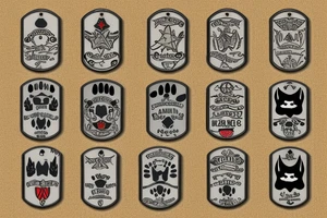 dog tags for all braches of the military tattoo idea