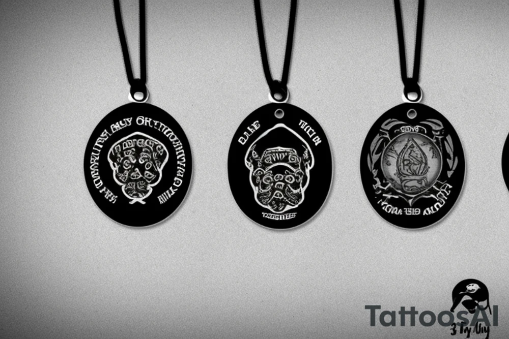 dog tags for all branches of the military tattoo idea
