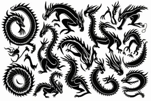 life dragon tattoo idea