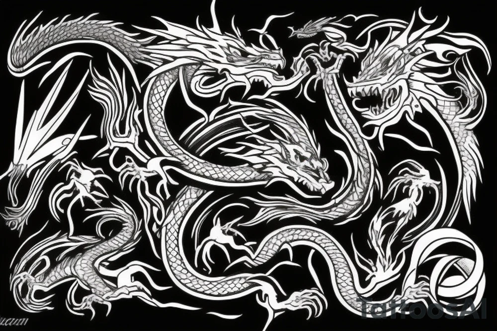 dragon tattoo tattoo idea