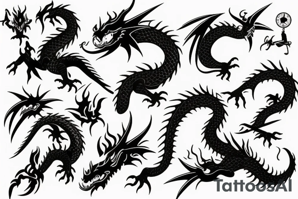 dragon tattoo tattoo idea