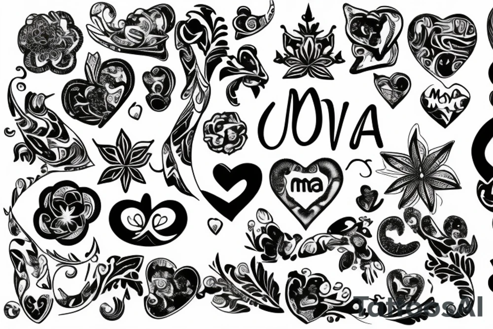 mdma love tattoo idea