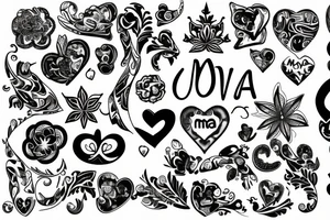 mdma love tattoo idea