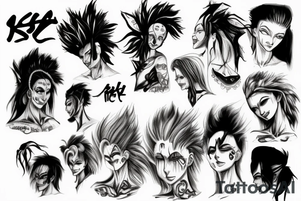 Hisoka tattoo idea