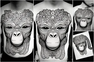 monkey with ak 47 tattoo idea
