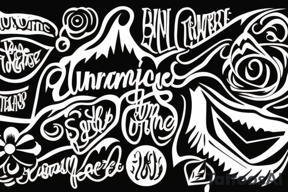 motivational tattoo that represents endurance tattoo idea