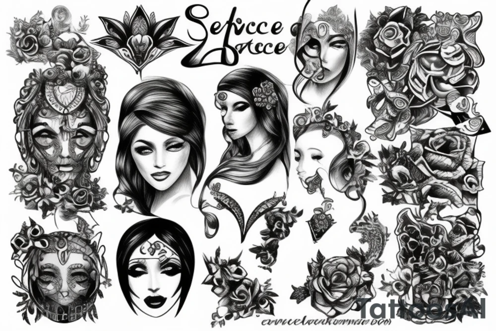 serce tattoo idea