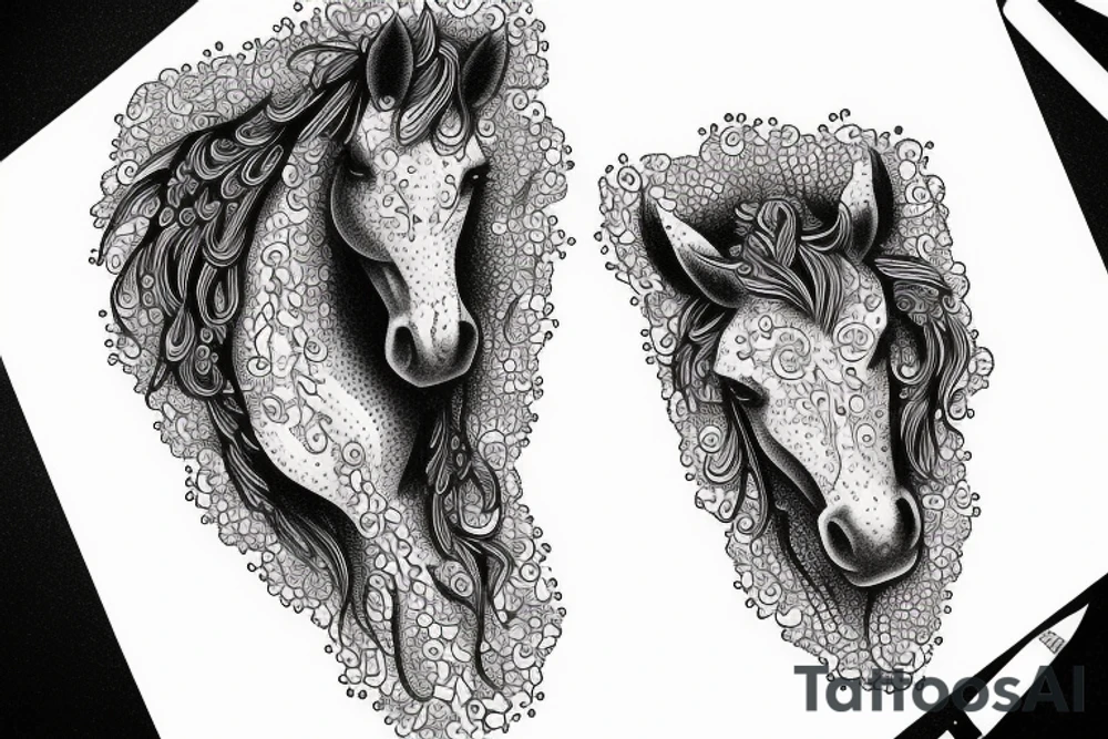 Dear chimere horse tattoo idea