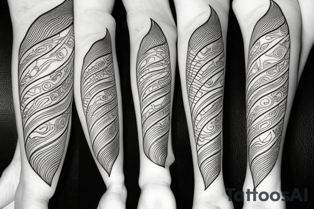 Dolphins on flames tattoo idea