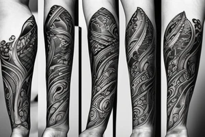 Earth air water fire forearm tattoo tattoo idea