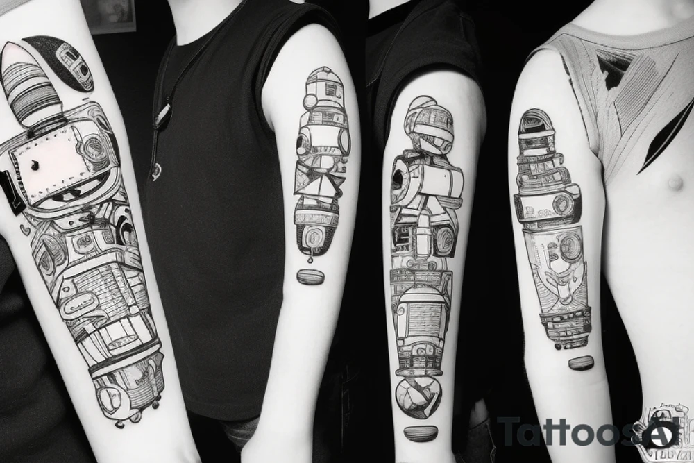 Astronaut tattoo idea