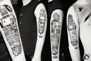 Astronaut tattoo idea