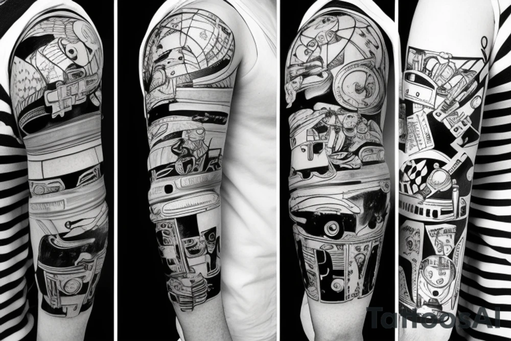 Astronaut tattoo idea