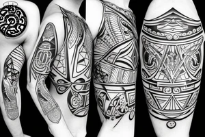 lyon geometric tattoo idea