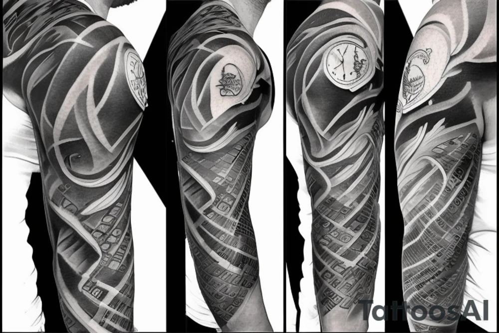 Life evolving in success tattoo idea