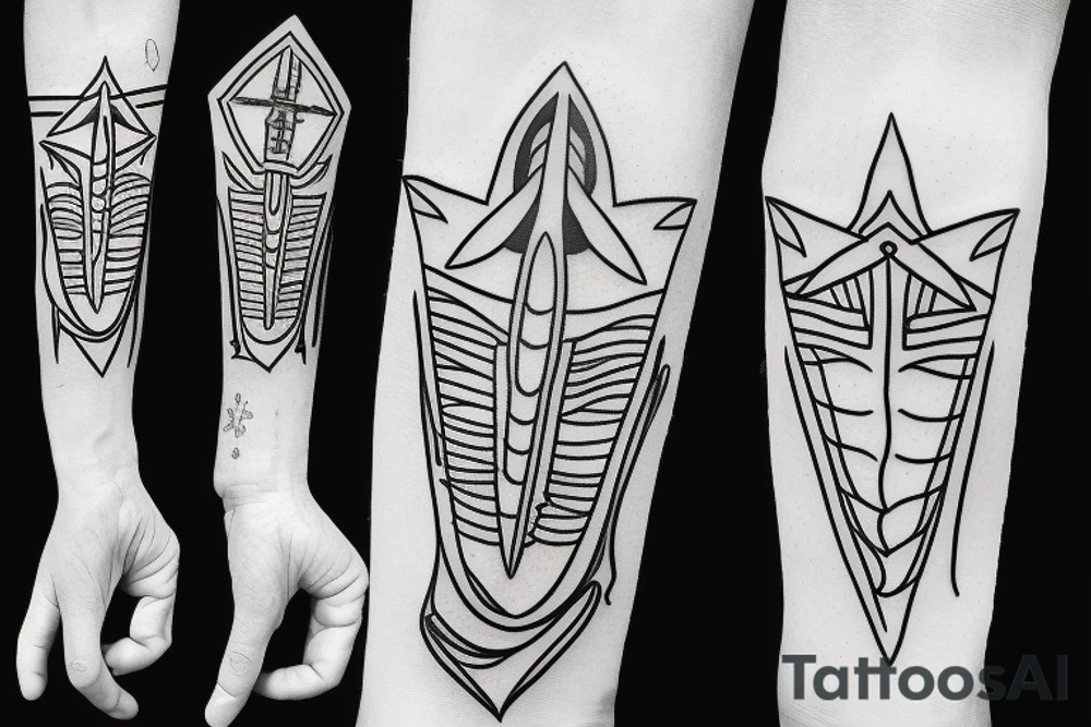 minatos kunai tattoo idea