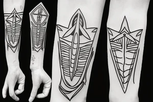 minatos kunai tattoo idea
