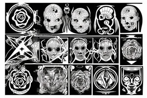 Success, illuminati, escape matrix, no roses. tattoo idea