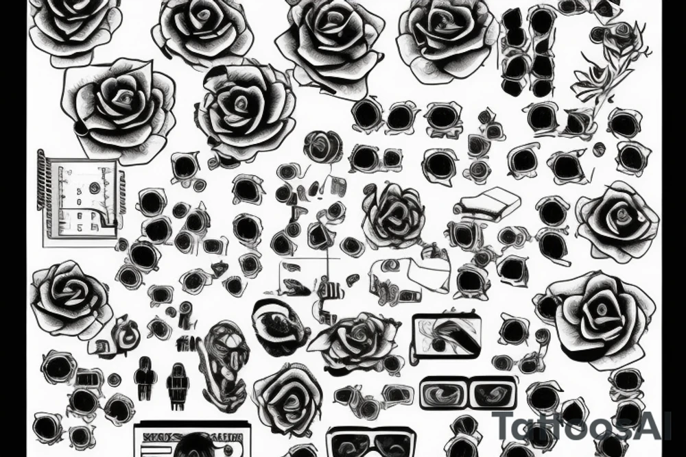 Success, escape matrix, no roses. Money tattoo idea