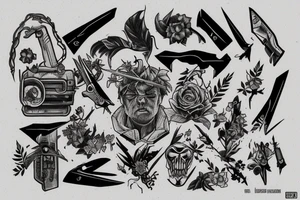 Switch blade from the last of us tattoo idea