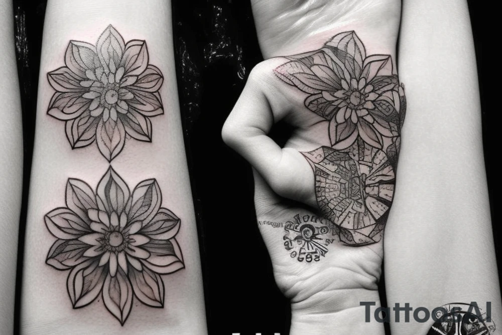 Full hand tattoo idea