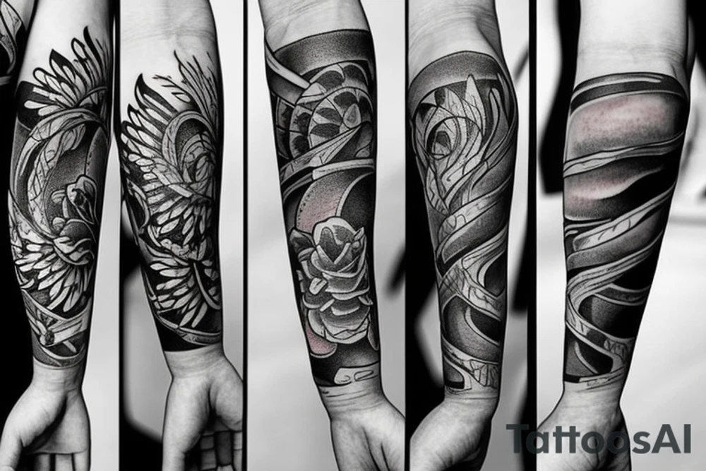 Full hand tattoo idea