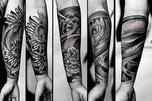 Full hand tattoo idea