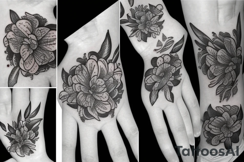Full hand tattoo idea