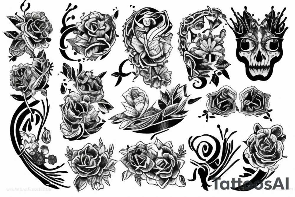 Full hand tattoo idea