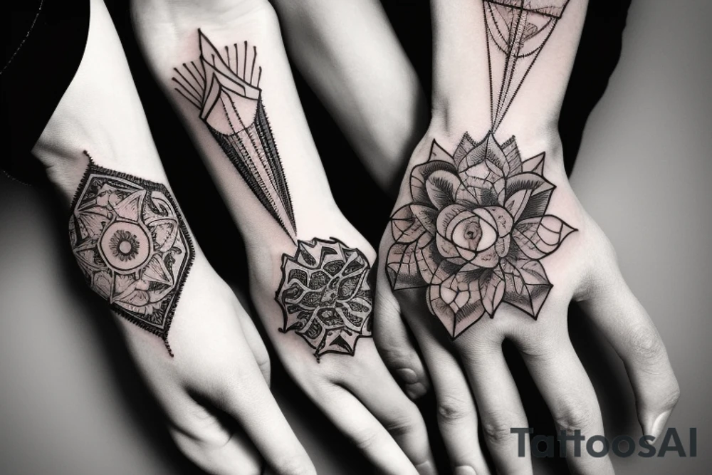 Full hand tattoo idea
